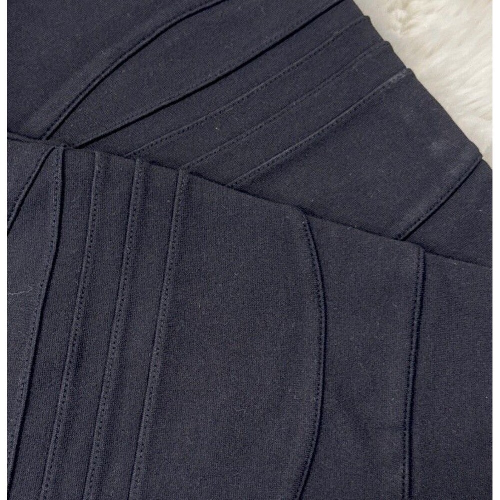 AllSaints Black Moto Zip Ankle Tyne Leggings Edgy Womens - Size XS (22x25.5) - Picture 6 of 10